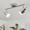 Plafonnier Morges LED Chrome, 2 lumières