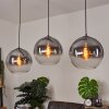 Suspension Leissigen Argent Oxydé, 3 lumières