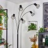 Lampadaire Bardhaman Noir, 5 lumières