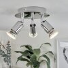 Plafonnier Morges LED Chrome, 3 lumières