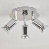 Plafonnier Morges LED Chrome, 3 lumières