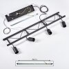 Suspension Susillon Noir, 4 lumières Suspension Susillon Noir, 4 lumières