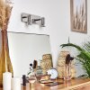 Applique murale Sibarco LED Chrome, 2 lumières