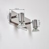 Applique murale Sibarco LED Chrome, 2 lumières