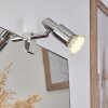 lampe miroir Morges Chrome, 1 lumière