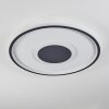 Plafonnier Kolo LED Blanc, 1 lumière, Télécommandes