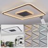 Plafonnier Kolo LED Blanc, 1 lumière, Télécommandes