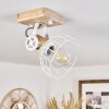 Plafonnier Orny Écru, Blanc, 1 lumière