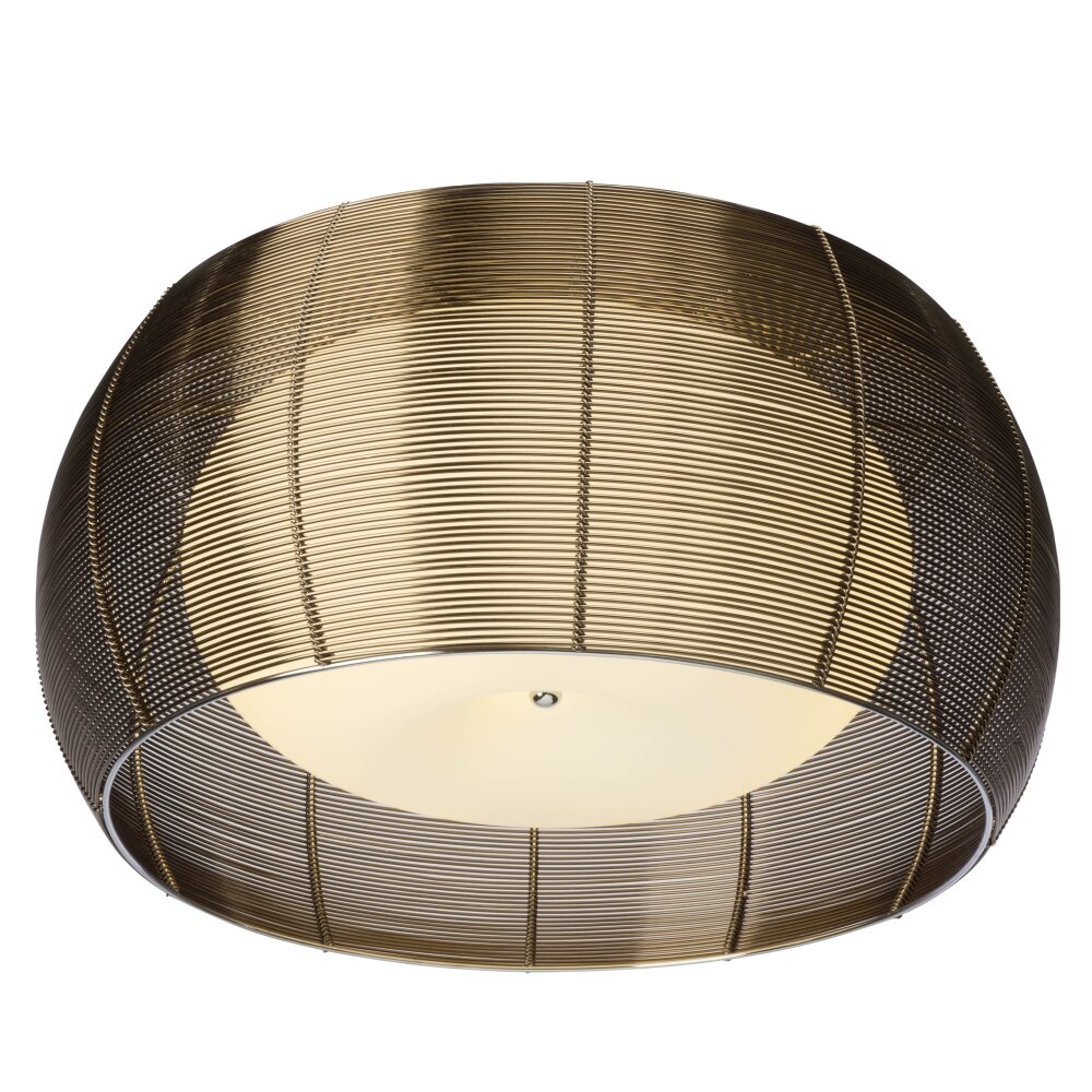 Plafonnier Brilliant Relax Bronze, Chrome, 2 lumières main product photo