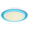Plafonnier Globo MURPHY LED Blanc, 1 lumière, Télécommandes, Changeur de couleurs