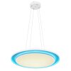Suspension Globo MURPHY LED Blanc, 1 lumière, Télécommandes, Changeur de couleurs