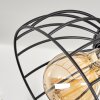 Plafonnier Orny Écru, Noir, 3 lumières