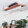 Plafonnier Versoix LED Noir, 1 lumière