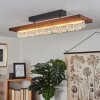 Plafonnier Versoix LED Noir, 1 lumière