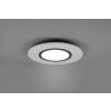 Plafonnier Trio-Leuchten Verus LED Nickel mat, 1 lumière, Télécommandes