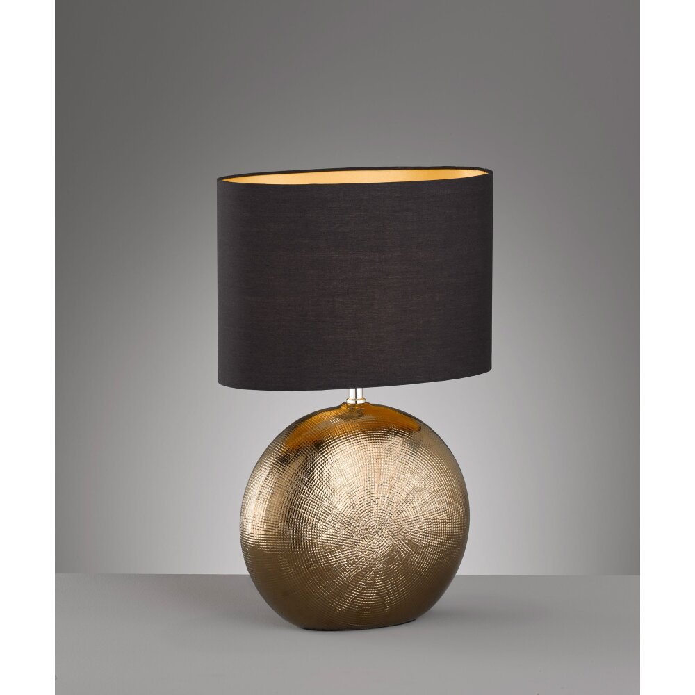 Lampe de table Fischer-Honsel Foro Bronze, 1 lumière main product photo