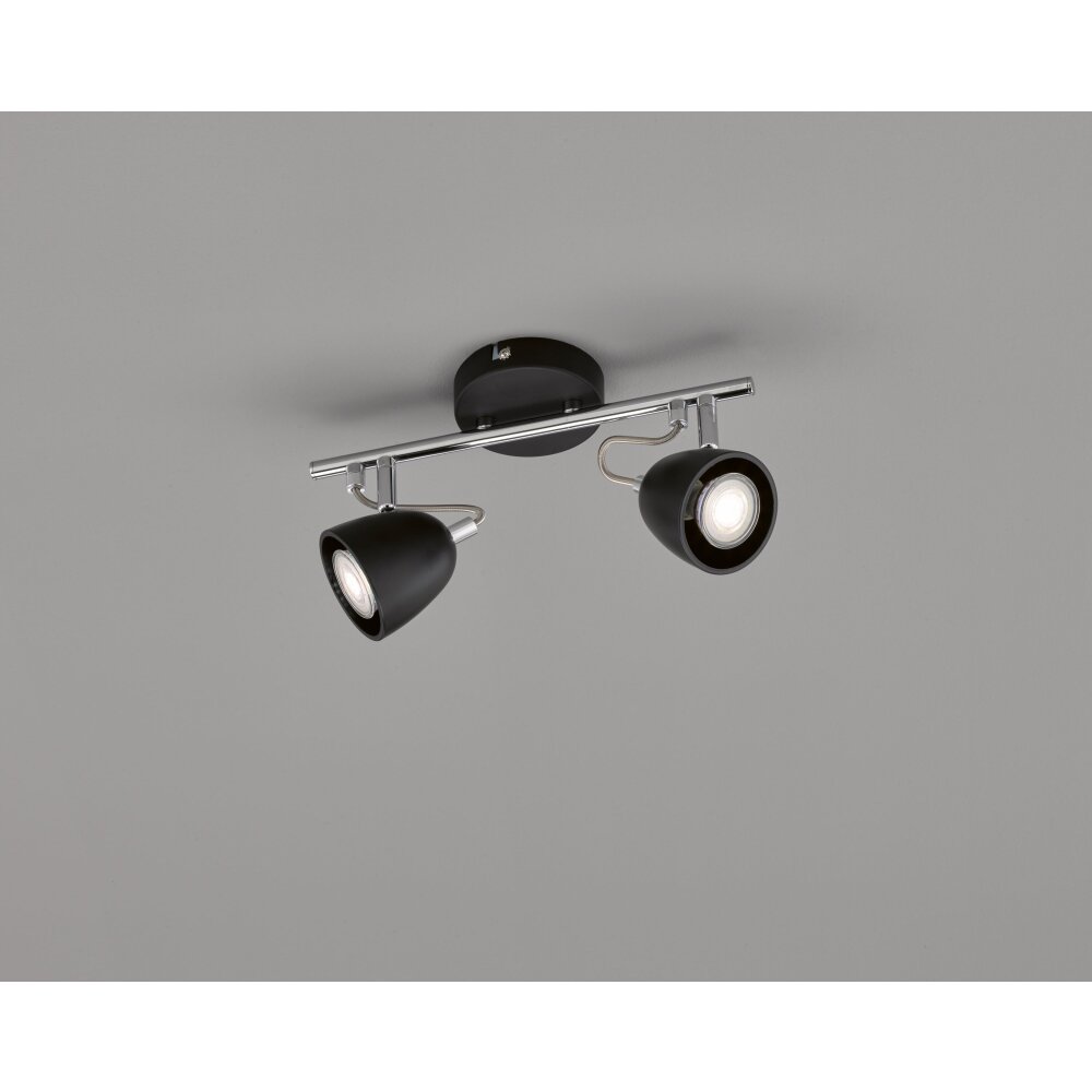 Plafonnier FHL-easy Gemma Chrome, Noir, 2 lumières main product photo