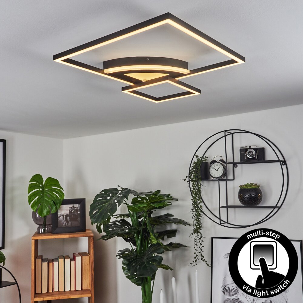 Plafonnier Taleta LED Noir, Blanc, 1 lumière main product photo