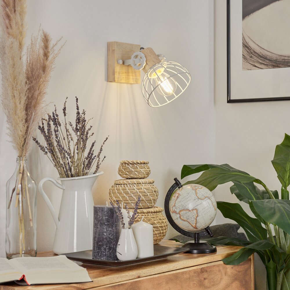Applique murale Orny Écru, Blanc, 1 lumière main product photo