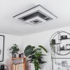 Plafonnier Kolo LED Noir, Blanc, 1 lumière