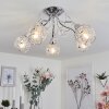 Plafonnier Saxeten Chrome, 5 lumières