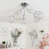 Plafonnier Saxeten Chrome, 5 lumières