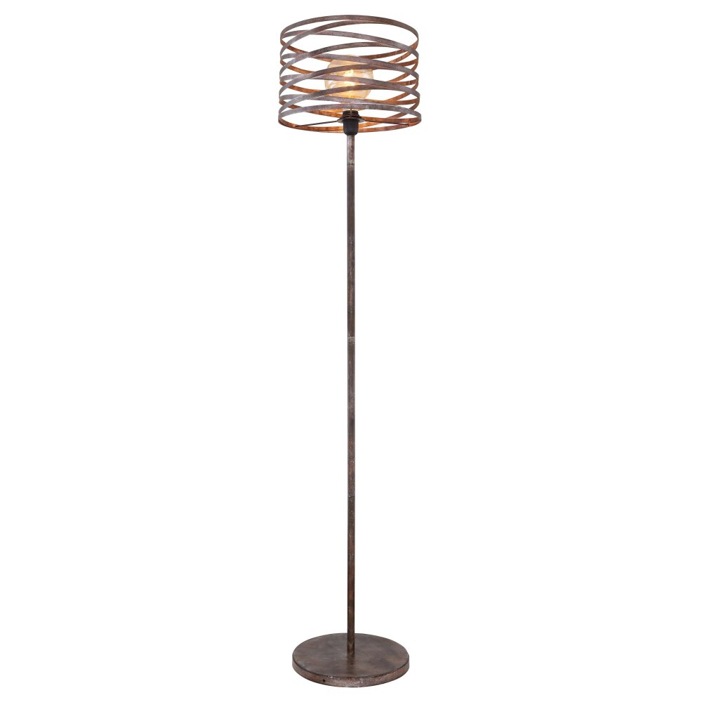 Lampadaire Globo MARCO Brun, Noir, 1 lumière main product photo