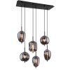 Suspension Globo BLACKY Noir, 6 lumières