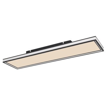 Plafonnier Globo JESSY LED Noir, 1 lumière, Télécommandes