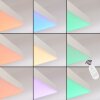 Plafonnier Buenaventura LED Blanc, 1 lumière, Télécommandes, Changeur de couleurs