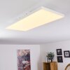 Plafonnier Buenaventura LED Blanc, 1 lumière, Télécommandes, Changeur de couleurs