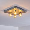 Plafonnier Octoraro Argenté, 4 lumières