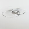 Plafonnier Ovasta LED Nickel mat, 1 lumière, Télécommandes