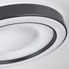 Plafonnier Zeballos LED Blanc, 1 lumière, Télécommandes, Changeur de couleurs