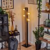 Lampadaire Yuma Écru, Noir, 4 lumières