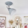 Plafonnier Koppom Chrome, Gris, 1 lumière