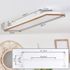 Plafonnier Barasat LED Blanc, 1 lumière