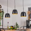 Suspension Viking Noir, 3 lumières