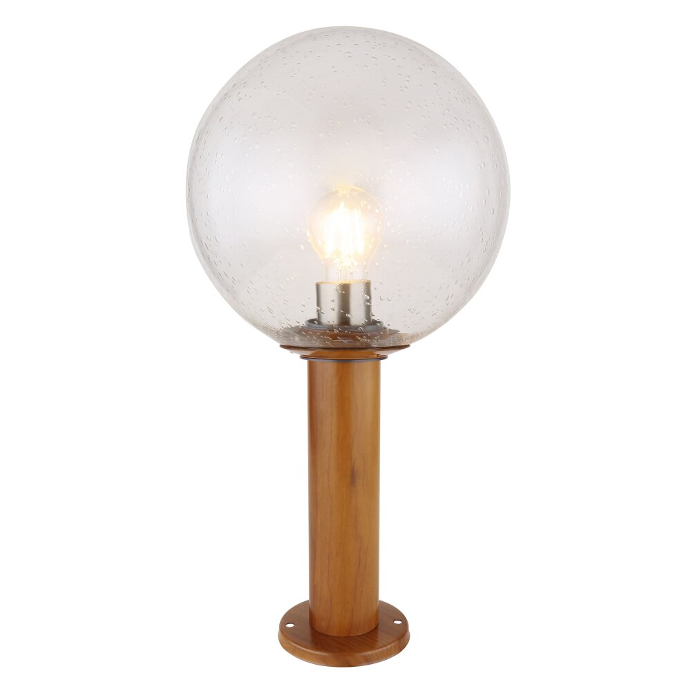 Borne lumineuse Globo OSSY Couleur bois, 1 lumière main product photo