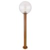 Borne lumineuse Globo OSSY Couleur bois, 1 lumière