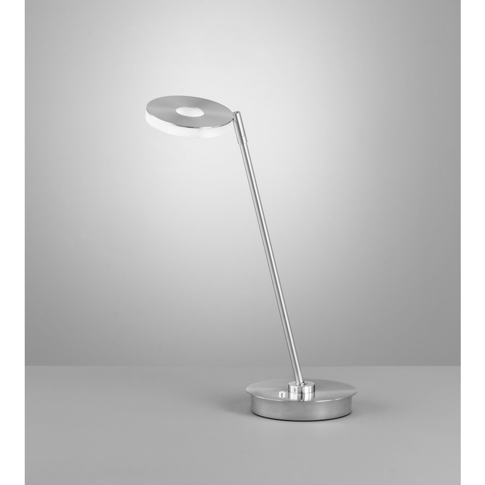 Lampe de table Fischer & Honsel Dent LED Nickel mat, 1 lumière main product photo