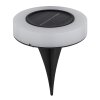 Lot de 2 lampes solaires Globo LED Blanc, 8 lumières