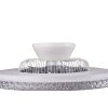 Ventilateur Reality Harstad LED Chrome, 1 lumière, Télécommandes