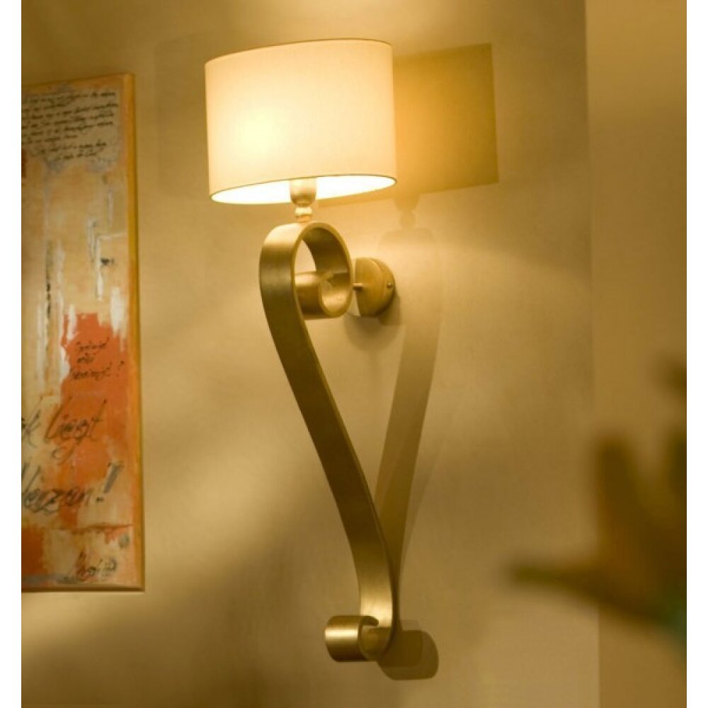 Applique murale Holländer TROFEO Or, Blanc, 1 lumière main product photo