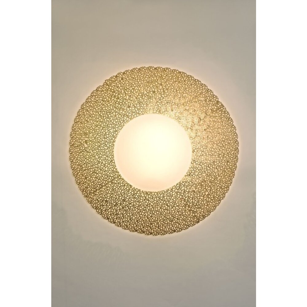 Applique murale Holländer UTOPISTICO GRANDE Or, 2 lumières main product photo