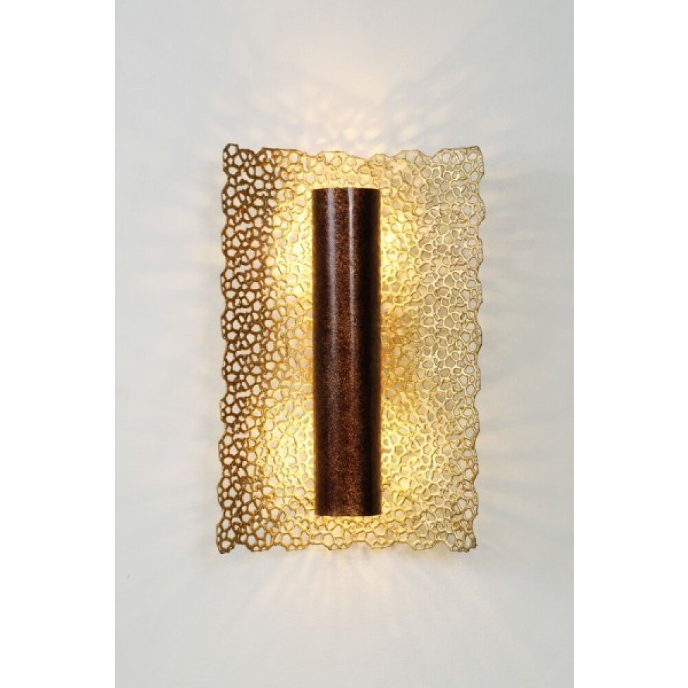 Applique murale Holländer UTOPISTICO Brun doré, Cuivre, 2 lumières main product photo