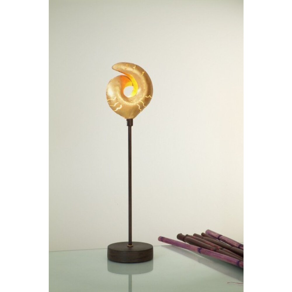 Lampe de table Holländer PICCOLA GAZELLA Brun doré, Noir, 1 lumière main product photo