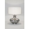 Lampe de table Holländer DAMASCO Argenté, 1 lumière