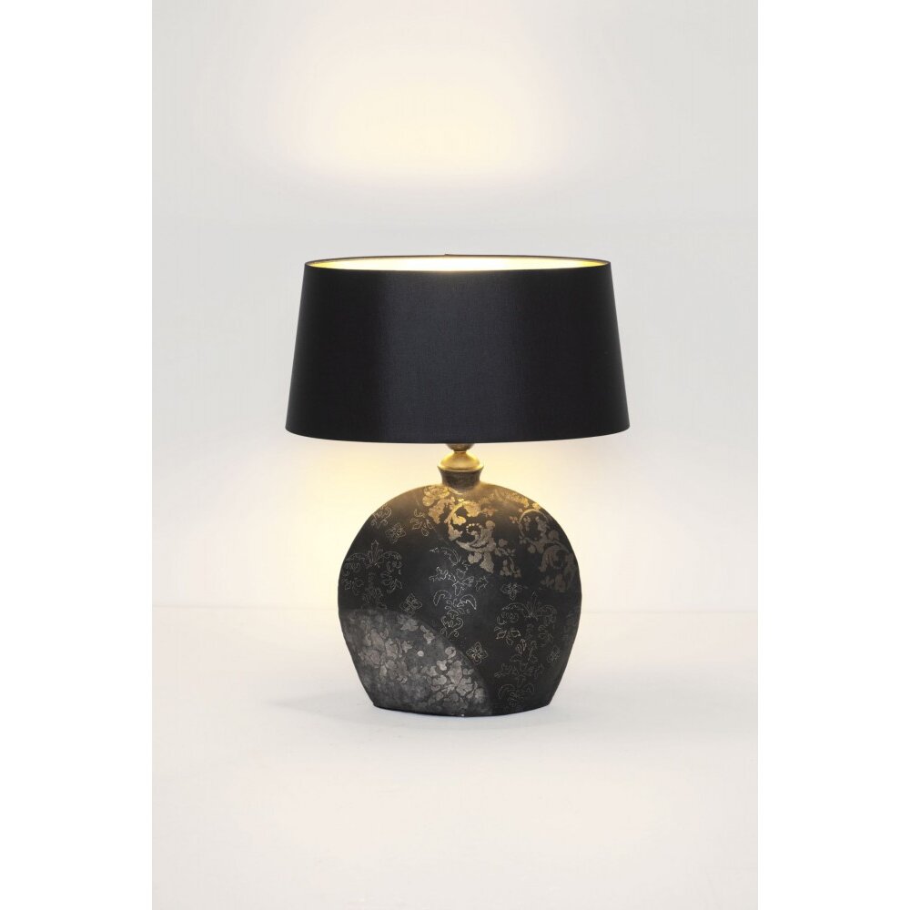 Lampe de table Holländer MARY Or, Noir, Argenté, 1 lumière main product photo