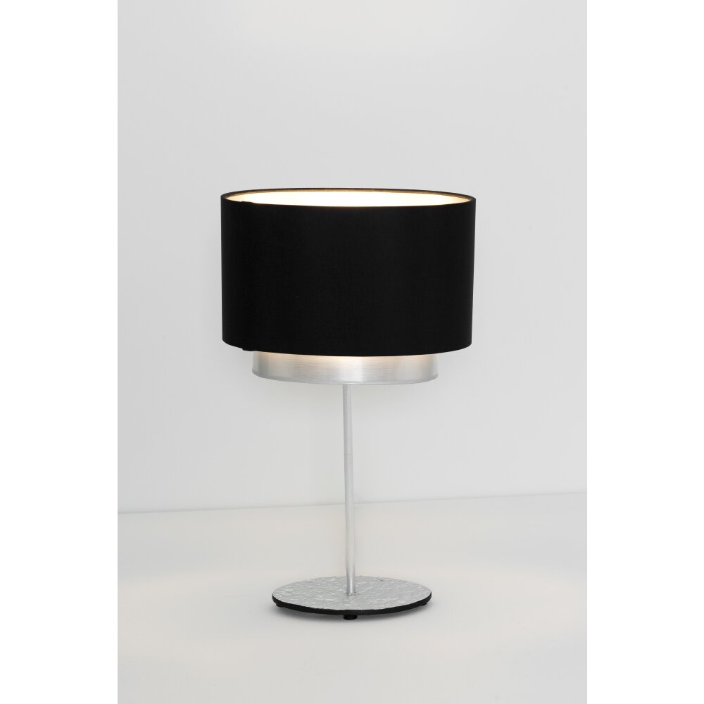 Lampe à poser Holländer MATTIA OVAL Argenté, 1 lumière main product photo